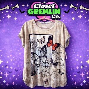 Butterfly Graphic T-Shirt